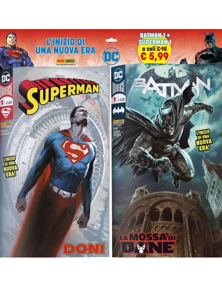 DC COMICS PACK BATMAN 1 + SUPERMAN 1
