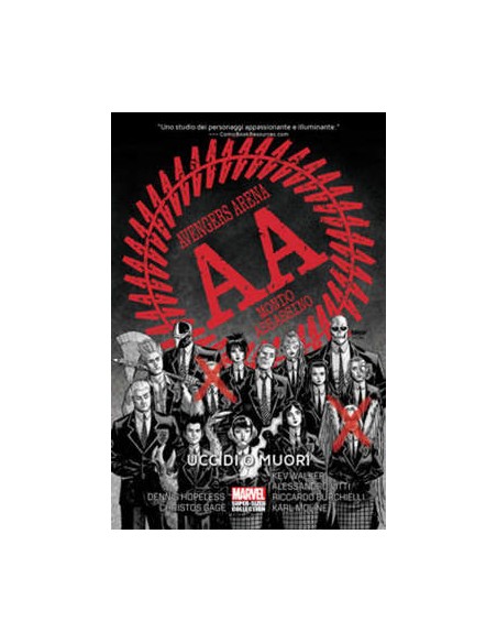AVENGERS ARENA: UCCIDI O MUORI   MARVEL SUPER-SIZED COLLECTION