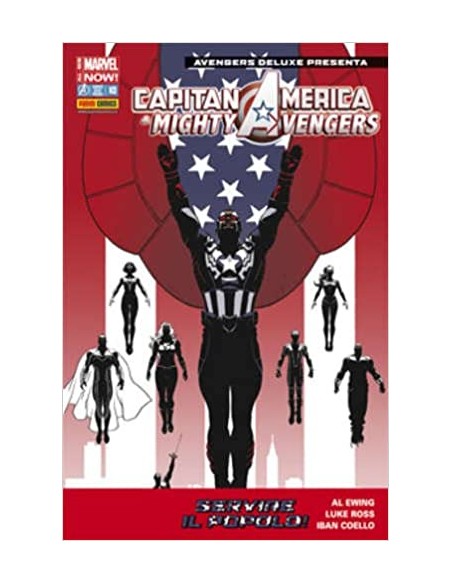 AVENGERS DELUXE PRESENTA 10 - CAPITAN AMERICA E MIGHTY AVENGERS 1