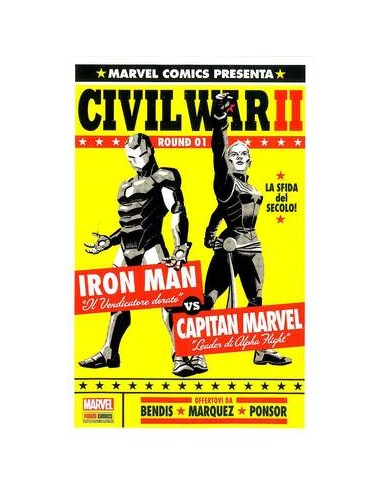 CIVIL WAR II 1 - VARIANT - MARVEL MINISERIE 176