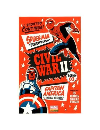 CIVIL WAR II 3 - VARIANT - MARVEL MINISERIE 178