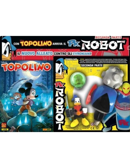 TOPOLINO 3438 CON PK + UNO + BRACCIO ROTANTE E ACCESSORI