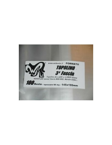 BUSTE TOPOLINO 3a FASCIA