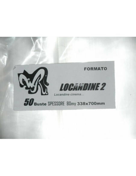 BUSTE LOCANDINE 2   50 PEZZI