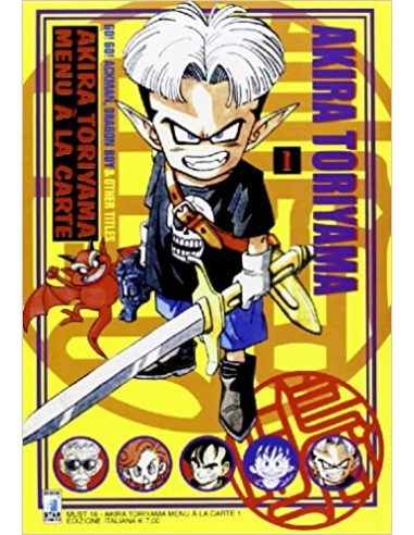 AKIRA TORIYAMA MENU` A LA CARTE 1 (di 2)