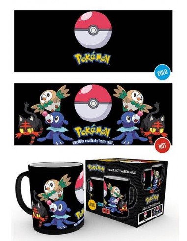 POKEMON CATCH EM ALL HEAT CHANGE MUG