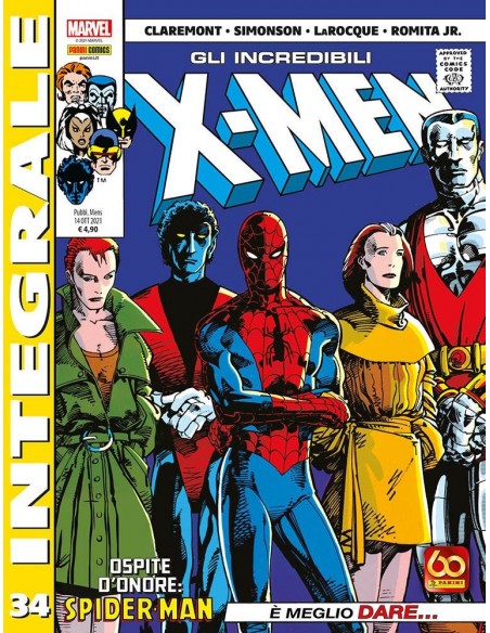 X-MEN DI CHRIS CLAREMONT 34 (di 76) - MARVEL INTEGRALE