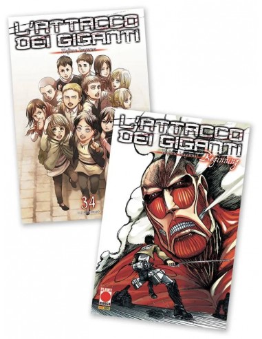L`ATTACCO DEI GIGANTI 34 BUNDLE ``BEGINNING``