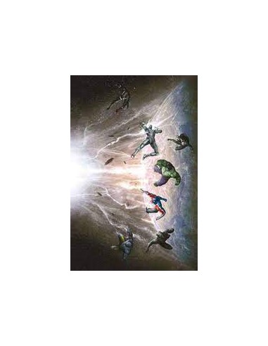 IRON MAN & NEW AVENGERS 24 - VARIANT COMPONIBILE IL TEMPO FINISCE (2 DI 2) - ALL NEW MARVEL NOW!