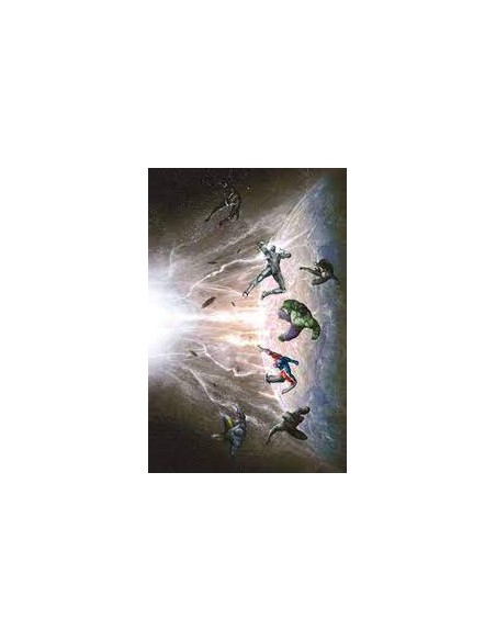 IRON MAN & NEW AVENGERS 24 - VARIANT COMPONIBILE IL TEMPO FINISCE (2 DI 2) - ALL NEW MARVEL NOW!