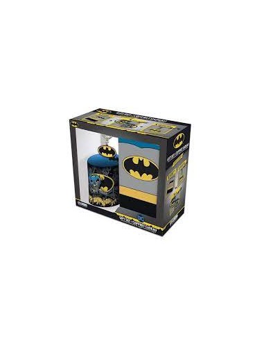 DC COMICS - GIFT BOX - MUG/TAZZA 320ML+PORTACHIAVI/KEYRING+NOTEBOOK "BATMAN"