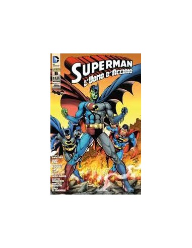 SUPERMAN L`UOMO D`ACCIAIO 6  VARIANT BATMAN 75 ANNI