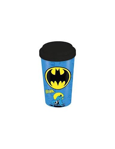 DC COMICS BATMAN TRAVEL MUG - BATMAN TAZZA TERMICA IN CERAMICA