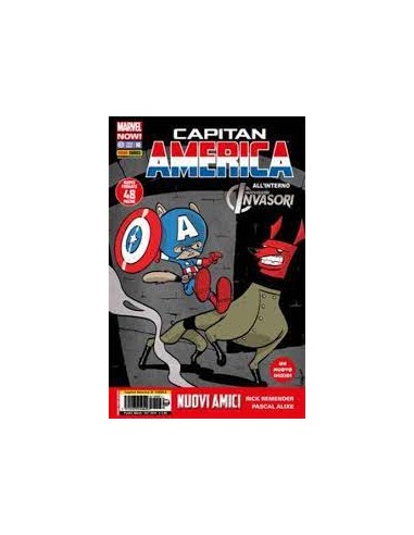 CAPITAN AMERICA 52  COVER ANIMAL - CAPITAN AMERICA E I NUOVISSIMI INVASORI - ALL NEW MARVEL NOW! 16