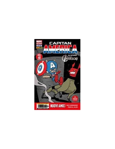 CAPITAN AMERICA 52  COVER ANIMAL - CAPITAN AMERICA E I NUOVISSIMI INVASORI - ALL NEW MARVEL NOW! 16