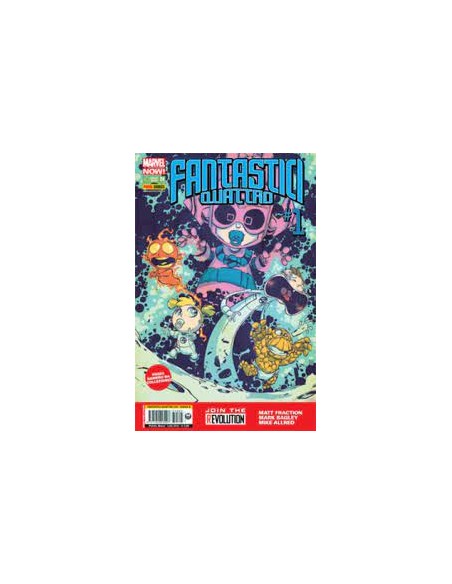 FANTASTICI QUATTRO 345 - COVER B SKOTTIE YOUNG - FANTASTICI QUATTRO - MARVEL NOW! 1