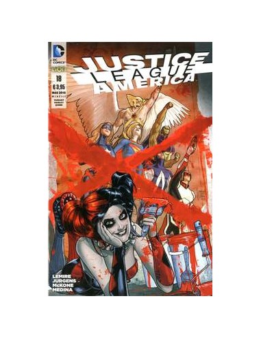 JUSTICE LEAGUE AMERICA 18  VARIANT HARLEY QUINN
