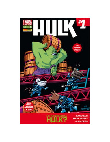 HULK E I DIFENSORI 28 - COVER ANIMAL - HULK ALL NEW MARVEL NOW! 1