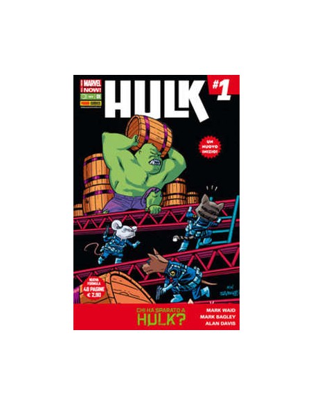 HULK E I DIFENSORI 28 - COVER ANIMAL - HULK ALL NEW MARVEL NOW! 1