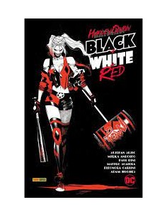 HARLEY QUINN BIANCO E NERO + ROSSO - DC COLLECTION
