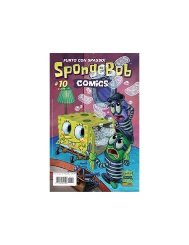 SPONGEBOB COMICS 10  PANINI CARTOON 10