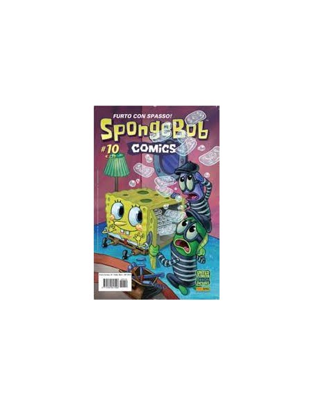 SPONGEBOB COMICS 10  PANINI CARTOON 10