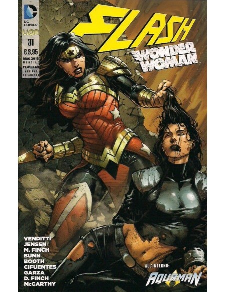 FLASH / WONDER WOMAN 31  VARIANT CON COFANETTO RACCOGLITORE V STAGIONE - FLASH 49