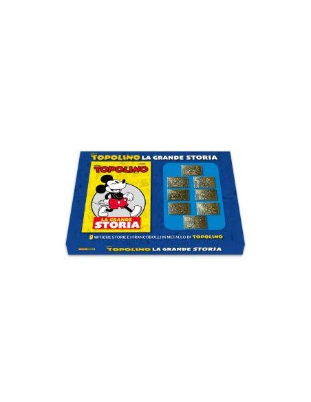 TOPOLINO LA GRANDE STORIA BOX - SET FRANCOBOLLI METALLICI - DISNEY SPECIAL BOOKS 4