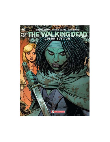 THE WALKING DEAD COLOR EDITION 10 VARIANT COVER ADAMAS