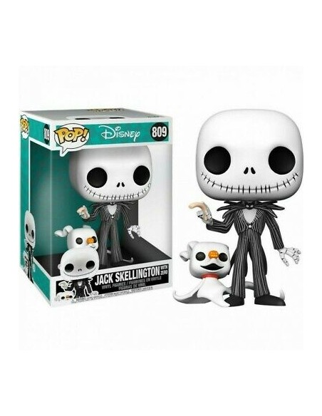 DISNEY NIGHTMARE BEFORE CHRISTMAS JACK W/ ZERO 25CM (GW) - POP 809