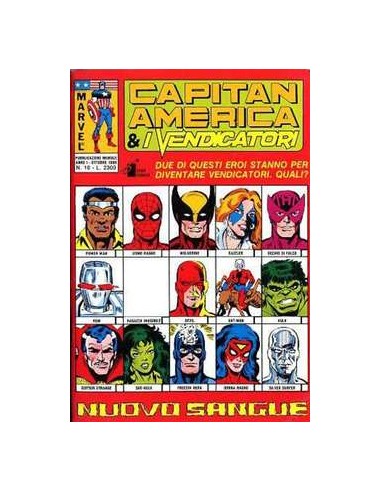 CAPITAN AMERICA & I VENDICATORI 10