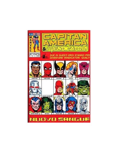 CAPITAN AMERICA & I VENDICATORI 10