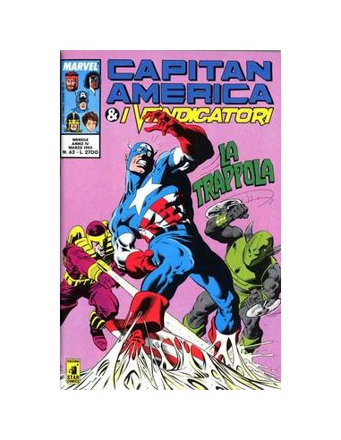 CAPITAN AMERICA & I VENDICATORI 62