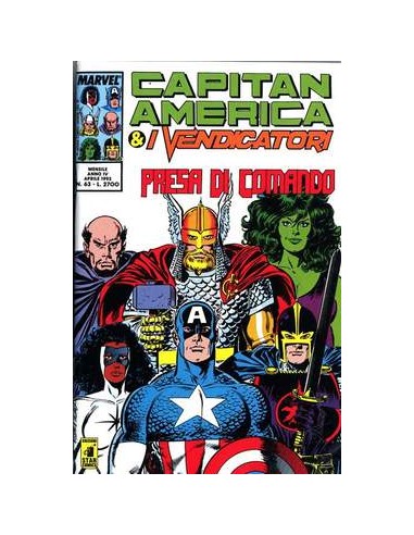 CAPITAN AMERICA & I VENDICATORI 63