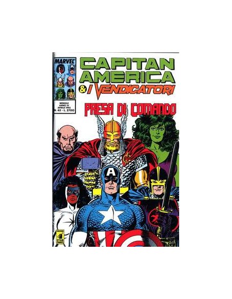 CAPITAN AMERICA & I VENDICATORI 63