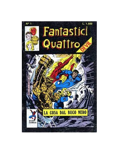 FANTASTICI QUATTRO 1 - CON ADESIVI