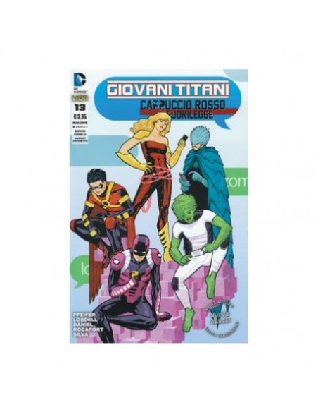 GIOVANI TITANI/CAPPUCCIO ROSSO E I FUORILEGGE 13 - EDIZIONE VARIANT CON COFANETTO IV STAGIONE - GIOVANI TITANI 37