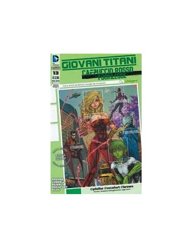 GIOVANI TITANI/CAPPUCCIO ROSSO E I FUORILEGGE 13  GIOVANI TITANI 37