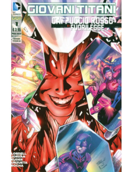 GIOVANI TITANI/CAPPUCCIO ROSSO E I FUORILEGGE 1  GIOVANI TITANI 25