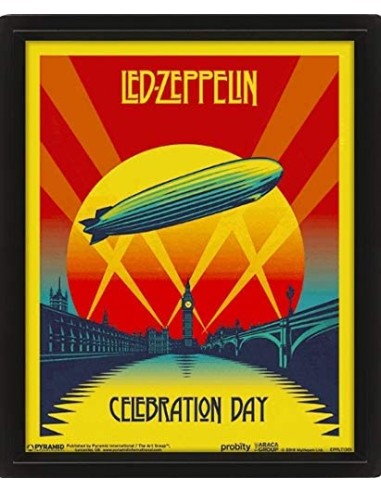 LED ZEPPELIN CELEBRATION DAY 3D POSTER