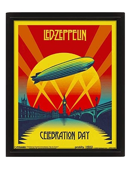 LED ZEPPELIN CELEBRATION DAY 3D POSTER