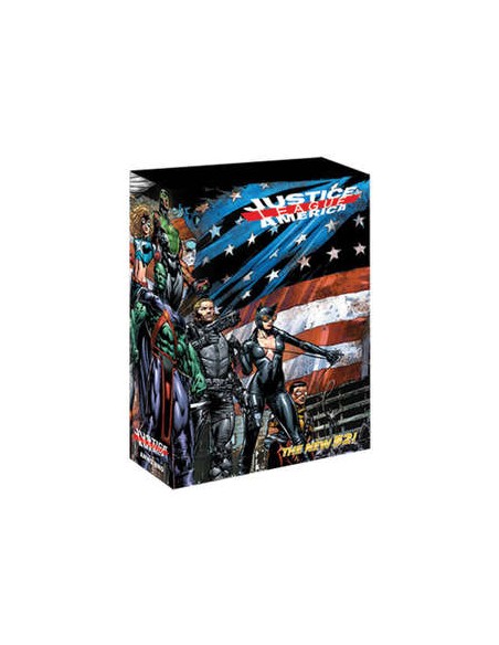 JUSTICE LEAGUE AMERICA COVER METAL COFANETTO - (contiene JLA 1 JUMBO METAL FOIL)