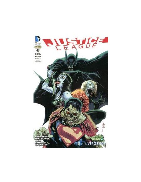 JUSTICE LEAGUE 43  VARIANT HALLOWEEN
