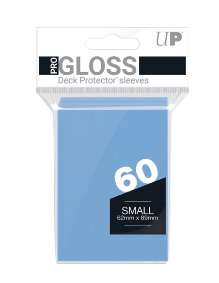 DECK PROTECTOR SMALL SLEEVES GLOSS BLUE (60)
