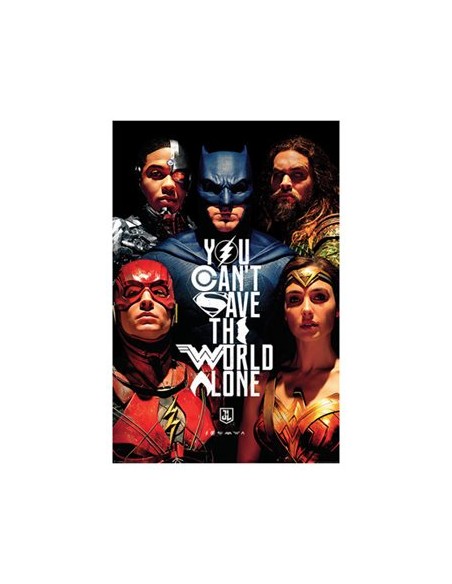 JUSTICE LEAGUE MOVIE SAVE POSTER