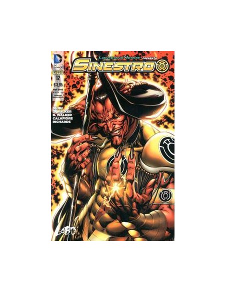 LANTERNA VERDE PRESENTA SINESTRO 12  VARIANT HALLOWEEN