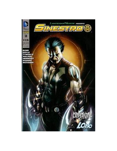 LANTERNA VERDE PRESENTA SINESTRO 14  VARIANT LOBO - SINESTRO/HELLBLAZER 1