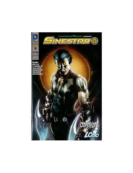 LANTERNA VERDE PRESENTA SINESTRO 14  VARIANT LOBO - SINESTRO/HELLBLAZER 1