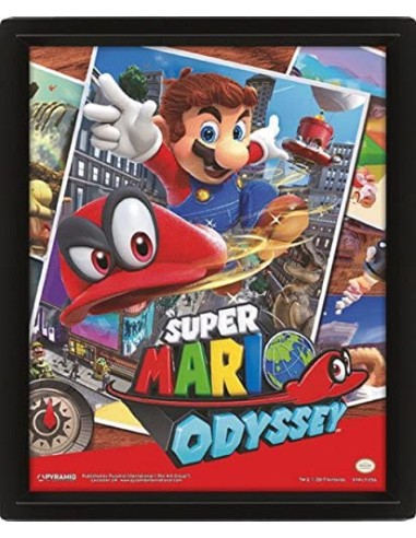 SUPER MARIO ODYSSEY SNAPSHOTS 3D POSTER