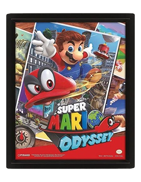 SUPER MARIO ODYSSEY SNAPSHOTS 3D POSTER